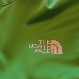 North face xl green windstopper jacket euc